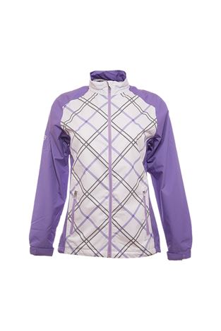 Show details for Ping Collection Cupcake Waterproof Jacket - White/Violet Multi