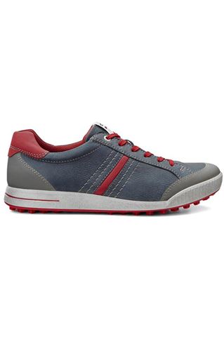 Picture of Ecco Mens ZNS Golf Street Shoes - Ombre/Port/Brick