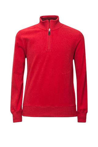Picture of Oscar Jacobson zns Russ Sweater - Red - LAST ONE M