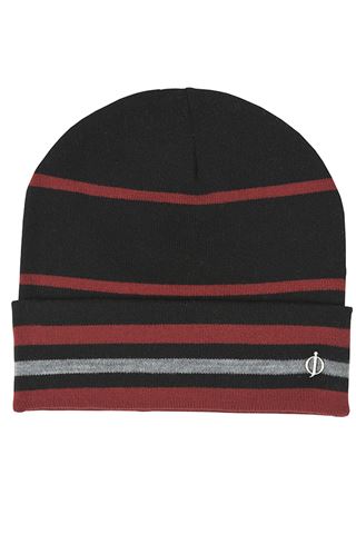 Picture of Oscar Jacobson ZNS Beanie Hat - Black/Red/Grey