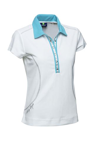Picture of Daily Sports zns Alexis Short Sleeved Polo Shirt - Baltic Blue