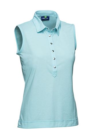 Picture of Daily Sports ZNS Malou Sleeveless Polo Shirt - Sea - LAST ONE L