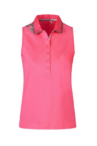 Picture of Rohnisch zns Cissi Sleeveless Polo Shirt - Blossom - LAST TWO