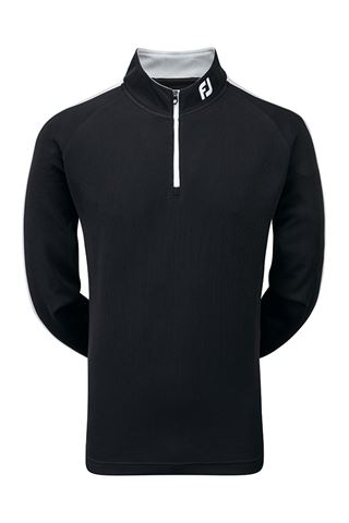 Picture of Footjoy ZNS Textured Chill-Out Pullover - Black/Grey/White