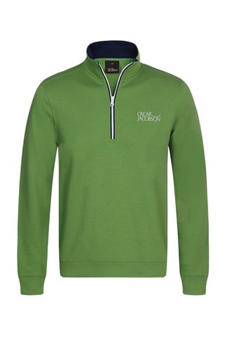Picture of Oscar Jacobson ZNS Tour 1/2 Zip Bradley Sweater - Green