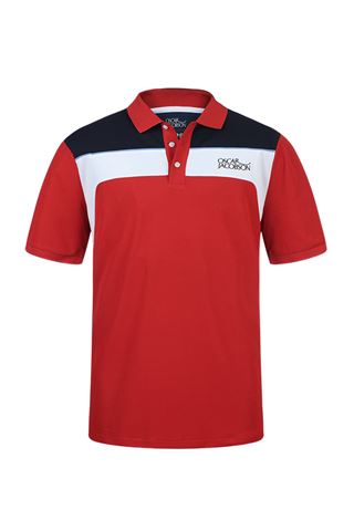 Picture of Oscar Jacobson Kay Tour Polo Shirt - Red