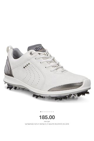 Picture of Ecco zns Ladies Golf Biom G2 Golf Shoes - White/Buffed Silver