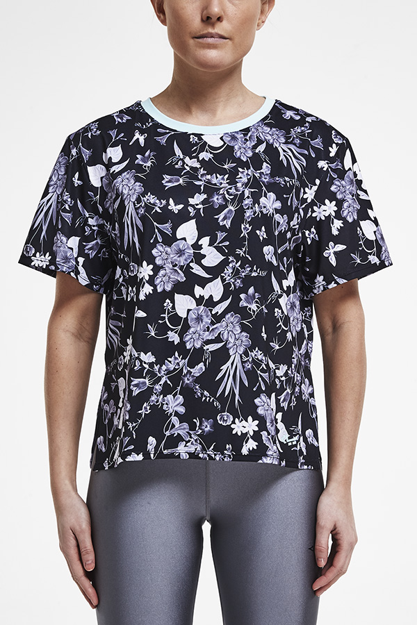 Picture of Rohnisch Bodil Tee Top - Black Butterfly