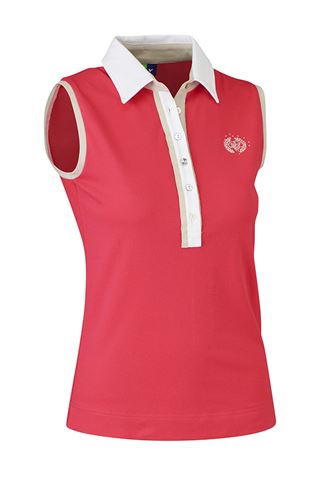 Picture of Daily Sports ZNS NOPIC Shea Sleeveless Polo Shirt - Tomato
