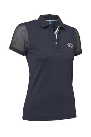 Picture of Daily Sports ZNS Tavia Cap Sleeve Polo Shirt - Navy