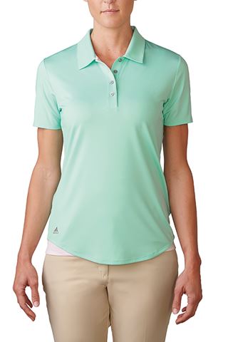 Picture of Adidas zns Essentials 3 stripes Short Sleeve Polo Shirt - Mint Burst/Blushing Pink