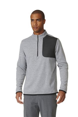 Show details for Adidas Performance 1/2 Zip Sweater - Grey Heather