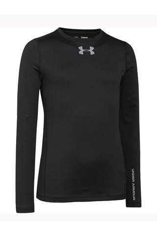 Picture of Under Armour UA Boys CG Evo Fitted LS Mock - Black