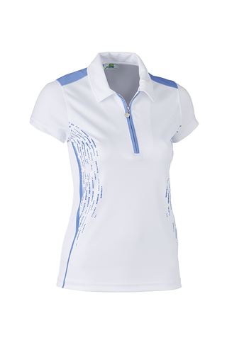 Picture of Daily Sports ZNS Memphis Cap Sleeve Polo Shirt - Blue Bell