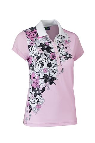 Picture of Daily Sports ZNS Nell Cap Sleeved Polo Shirt - Rose