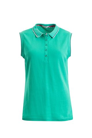 Picture of Green Lamb ZNS Faith Sleeveless Club Polo Shirt - Jade