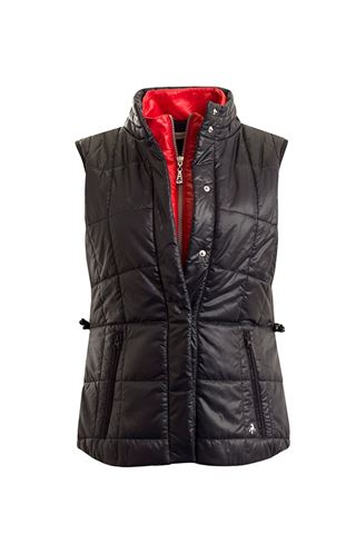 Picture of Green Lamb ZNS Jess Quilted Gilet - Black/Berry
