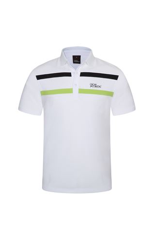 Picture of Oscar Jacobson ZNS Ace Tour Polo Shirt - White