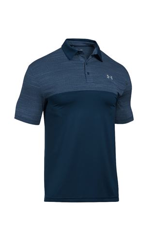 Picture of Under Armour UA Playoff Blocked Polo Shirt  - Navy 408