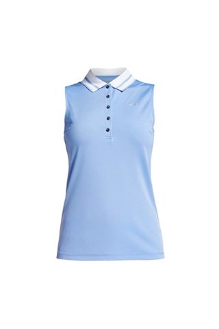 Picture of Rohnisch zns Pim Sleeveless Polo Shirt - Blue Shell