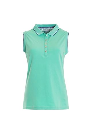 Picture of Green Lamb zns Paulina Jersey Club Sleeveless Polo - Green