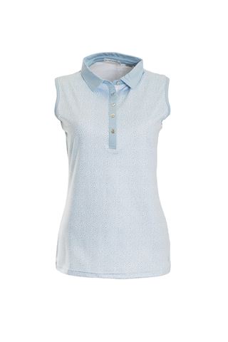 Picture of Green Lamb zns Pearl Sleeveless Polo Shirt - Blue