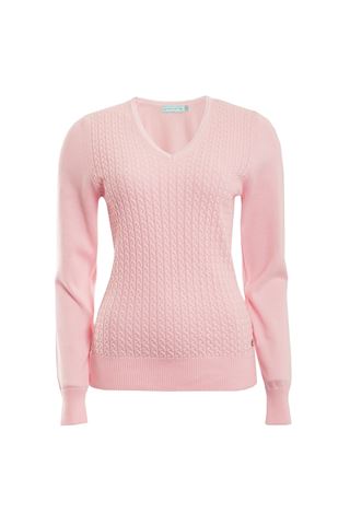 Picture of Green Lamb zns Brid Cable Sweater - Pink