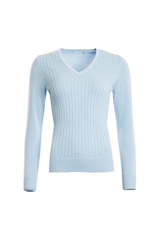 Picture of Green Lamb zns Brid Cable Sweater - Blue