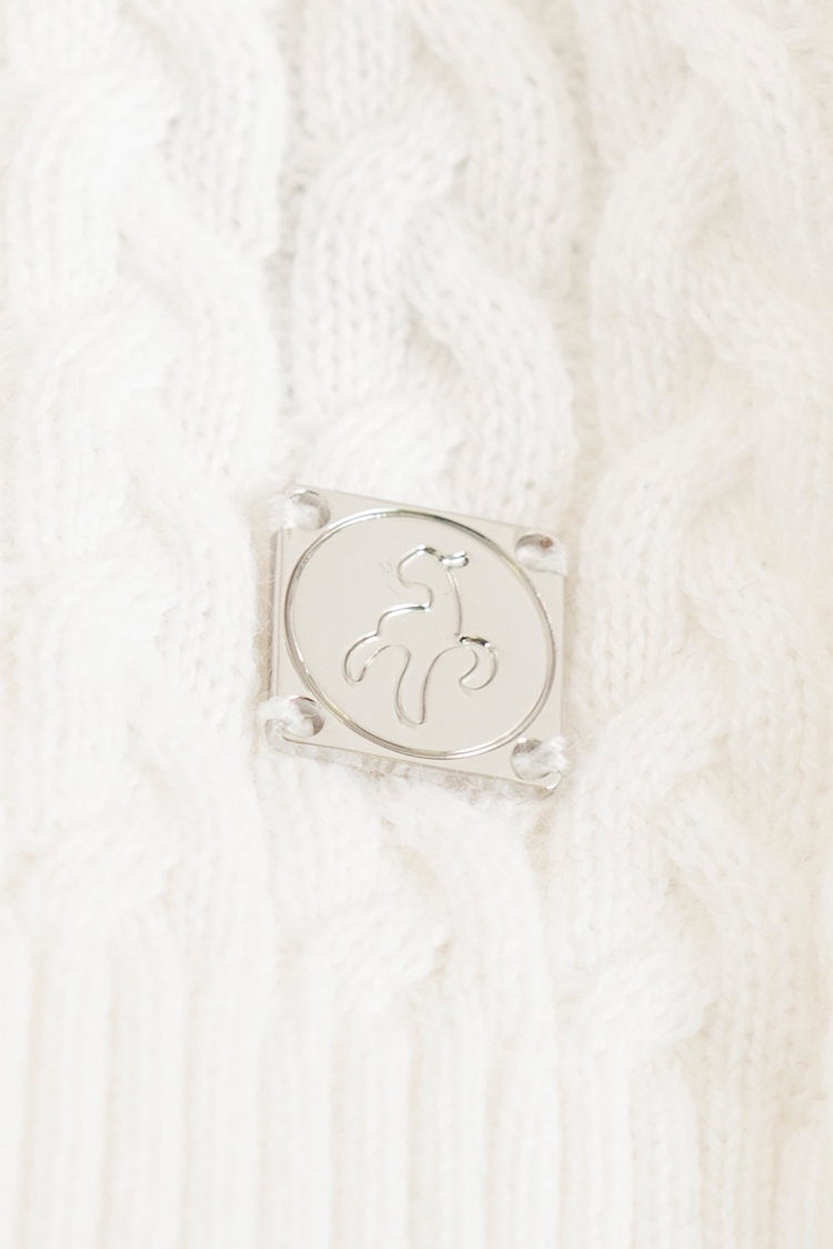 Picture of Green Lamb zns Blaze Cable Slipover - White