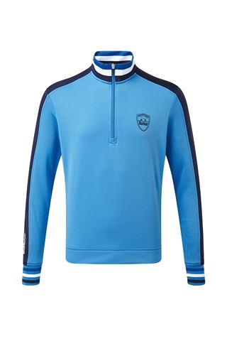 Picture of Bunker Mentality ZNS Sports Stripe 1/4 Zip Sweater - Bunker Blue