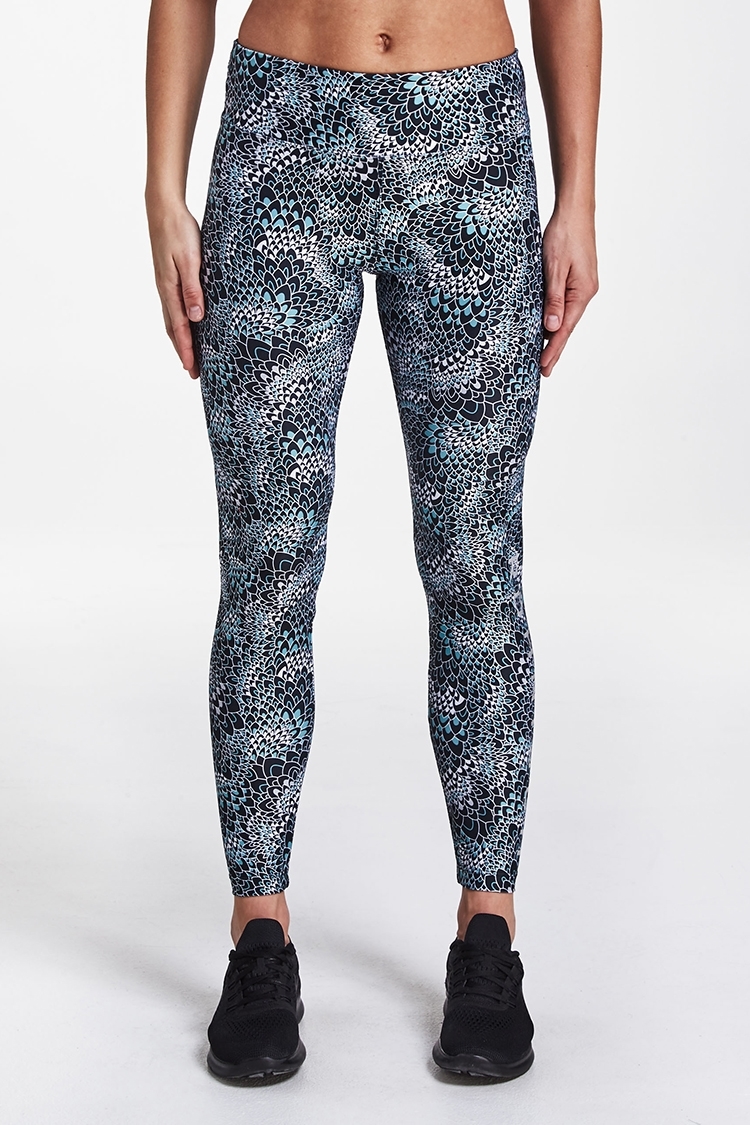 Picture of Rohnisch Flattering AOP Tights - Ivy Moody Moss