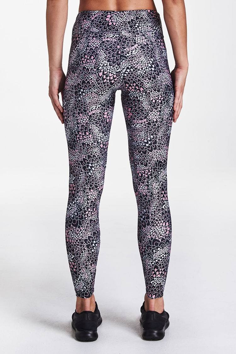 Picture of Rohnisch Flattering AOP Tights - Ivy Moody Moss