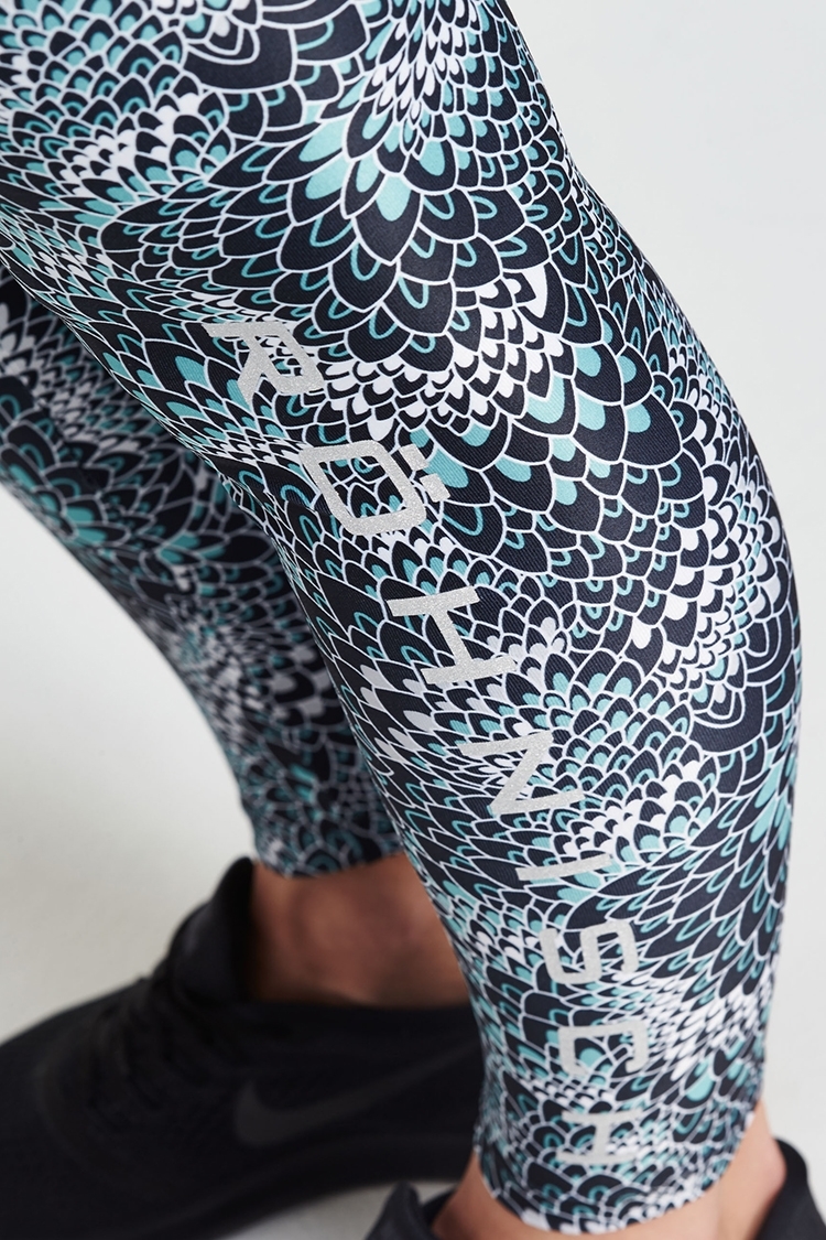 Picture of Rohnisch Flattering AOP Tights - Ivy Moody Moss
