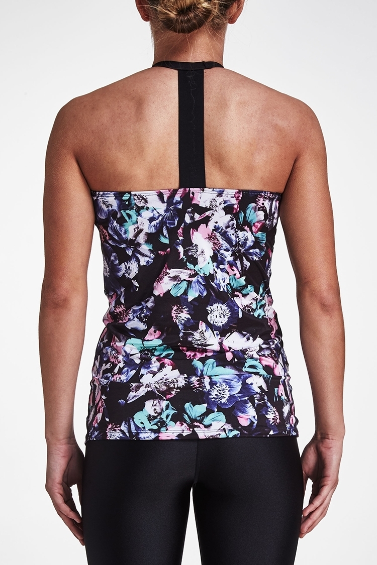 Picture of Rohnisch Namaste Racerback - Dark Midnight Garden