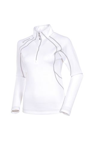 Show details for Sunice Megan 1/4 Zip Pullover - White / Ombre