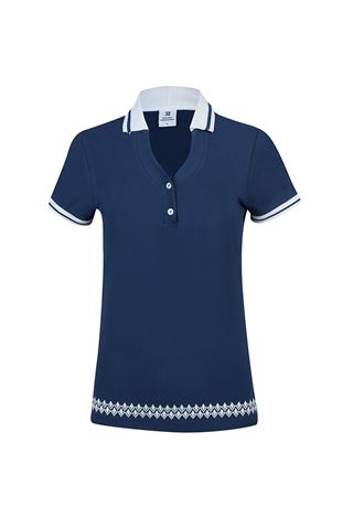 Picture of Daily Sports zns Fideli  Short Sleeved Polo Shirt - Steel Blue 551