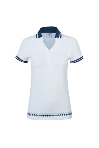 Picture of Daily Sports zns  Fideli  Short Sleeved Polo Shirt - White 100