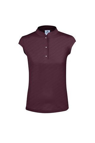 Picture of Daily Sports zns Lorin Cap Sleeve Polo Shirt - Wine 899