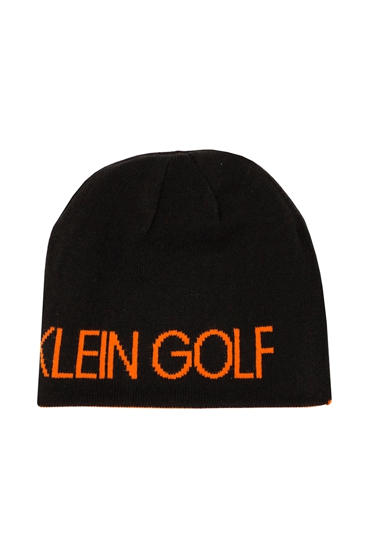 Picture of Calvin Klein CK Golf Logo Beanie - Black / Orange