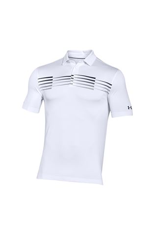 Picture of Under Armour UA Coldblack Ace Graphic Polo Shirt - White 100