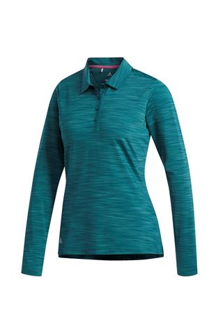 Picture of adidas zns Ultimate 365 Long Sleeve Polo Shirt - Mystery Green