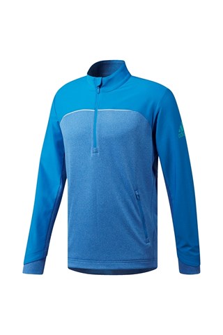 Picture of adidas Go To Adapt 1/4 Zip Sweater - Bright Blue / Fresh Splash (SMALL ONLY)