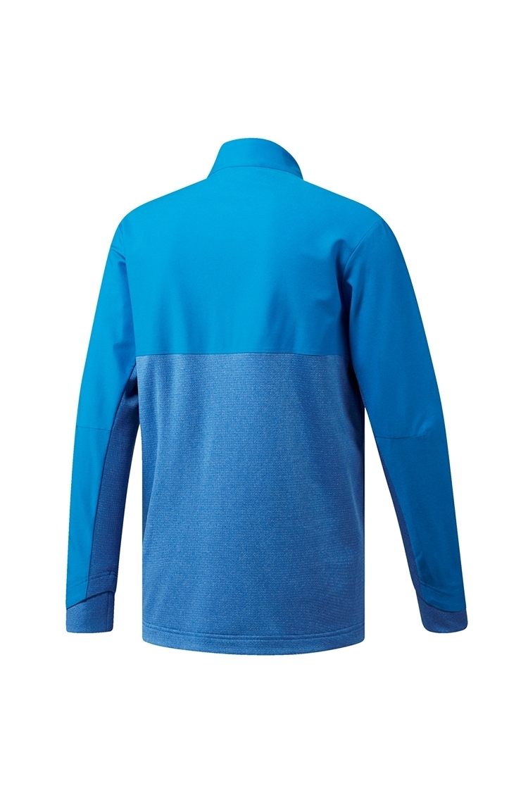 Picture of adidas Go To Adapt 1/4 Zip Sweater - Bright Blue / Fresh Splash (SMALL ONLY)