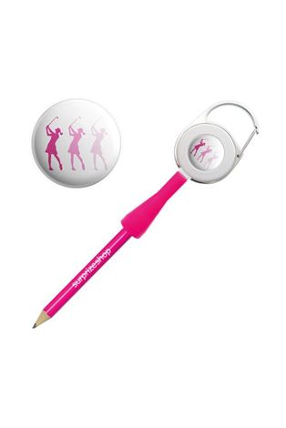 Show details for Surprizeshop Retractable Pencil - Pink Golfer