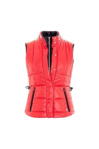 Picture of Green Lamb zns Jess Quilted Gilet - Berry/Black