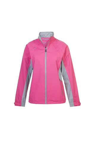 Picture of Proquip ZNS Aquastorm Ebony Waterproof Jacket - Pink / Dove Grey