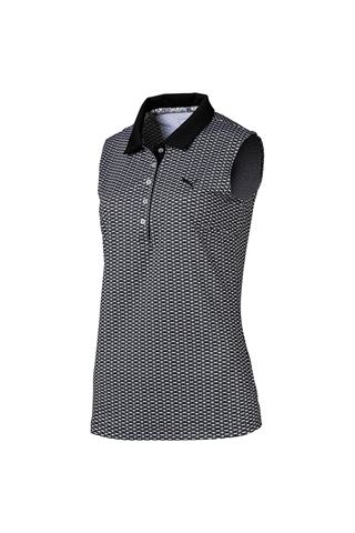 Picture of Puma ZNS Golf Women's Dawn Sleeveless Polo Shirt - Puma Black