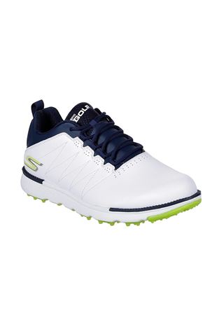 Picture of Skechers zns Men's Go Golf Elite 3 Golf Shoes - White / Navy / Lime