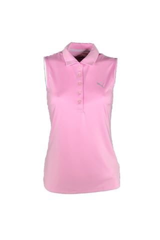 Picture of Puma Golf zns  Women's Sleeveless Pounce Polo Shirt - Pale Pink