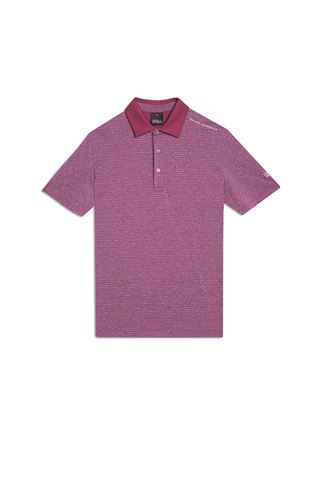 Picture of Oscar Jacobson ZNS Chester Course Polo Shirt - Maroon 670